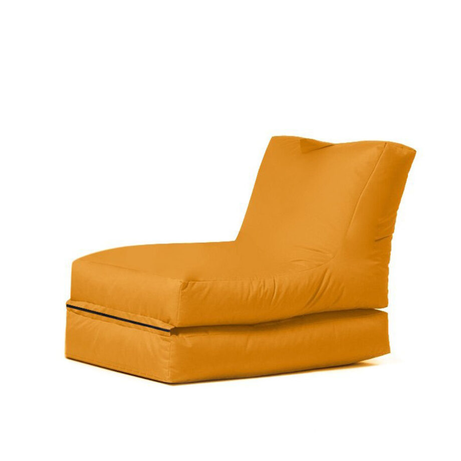 Nordvrk Siesta Foldbar Sækkestol – Lys Orange Tilbud!