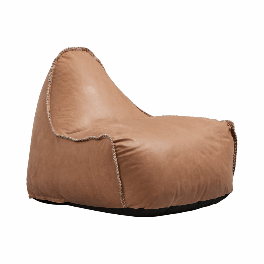 Retro Dunes Camel Sækkestol – Retro Stil og Komfort!