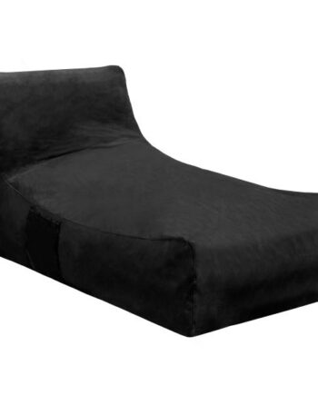 Homeville Lounge Sækkestol – Elegant Sort til 499 DKK!