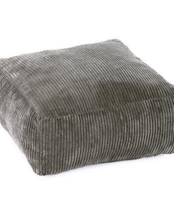 Homeville Firkantet Sækkestol Fløjl Beige 62x62x32cm