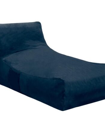 Homeville Lounge Sækkestol Stof Mørkeblå 106x69x67cm