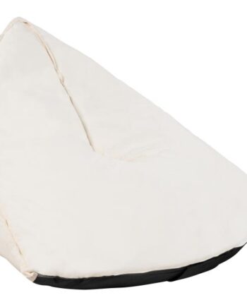 Homeville Oval Sækkestol Stof Creme 100x94x81cm