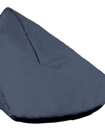 Homeville Oval Sækkestol Stof Mørkeblå 100x94x81cm