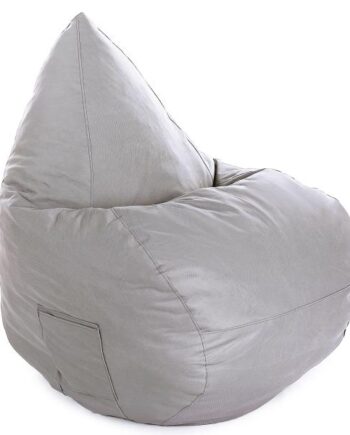 Homeville Premium Oval Sækkestol Beige 110x80x70cm