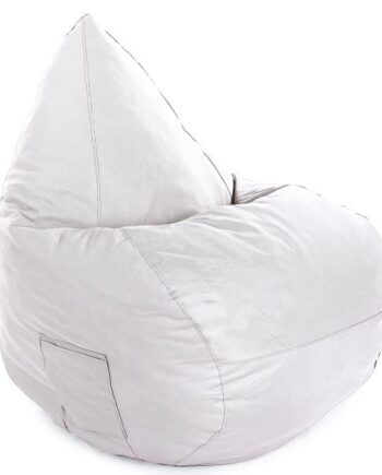 Homeville Premium Oval Sækkestol Creme 110x80x70cm