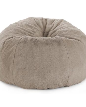 Homeville Sækkestol Imiteret Pels Lysebrun 96x96x54cm