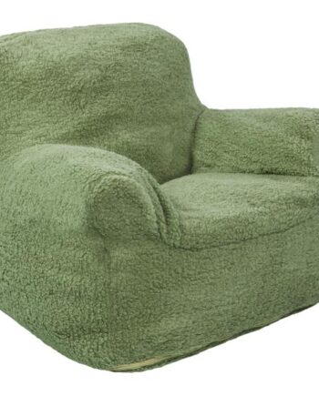 Homeville Sækkestol Teddy Lysegrøn 56x55x47cm Grøn