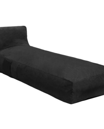 Homeville Lounge Sækkestol Sort 200x70x65cm Sort